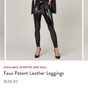 Spanx faux Patent Leather Leggings